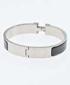 Hermes Bracelet Bangle Silver — view 2