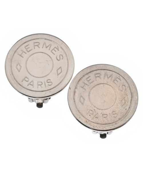 Hermes Earrings Silver