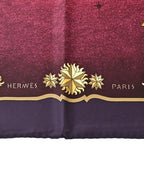 Hermes Bandana Scarf Purple — view 4