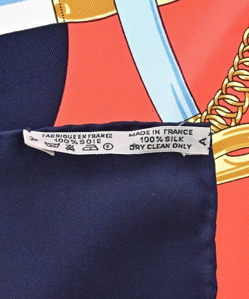 Hermes Bandana Scarf Navy — view 7