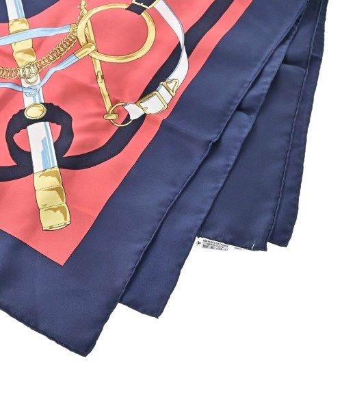 Hermes Bandana Scarf Navy — view 2
