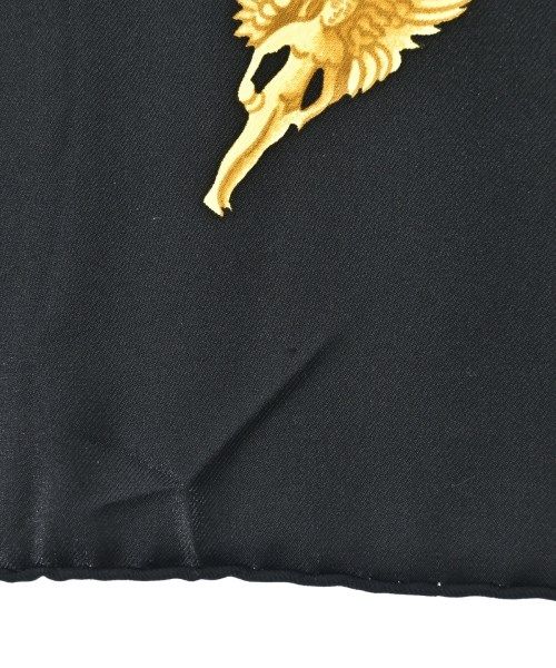 Hermes Bandana Scarf Black — view 5