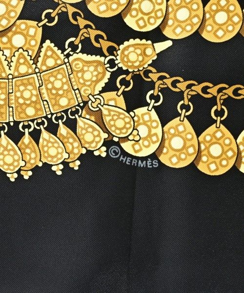 Hermes Bandana Scarf Black — view 6