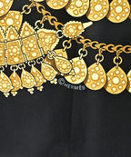Hermes Bandana Scarf Black — view 6