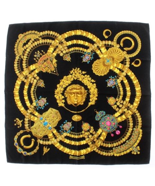 Hermes Bandana Scarf Black