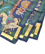 Hermes Bandana Scarf Green — view 2