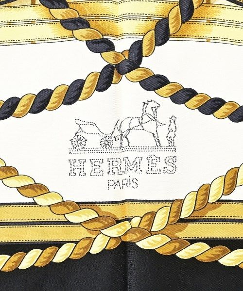 Hermes Bandana Scarf Black — view 3