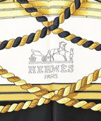 Hermes Bandana Scarf Black — view 3