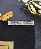Hermes Bandana Scarf Black — view 8