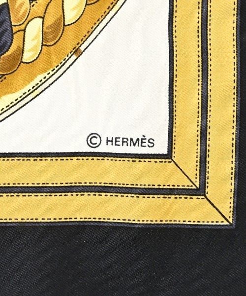 Hermes Bandana Scarf Black — view 7