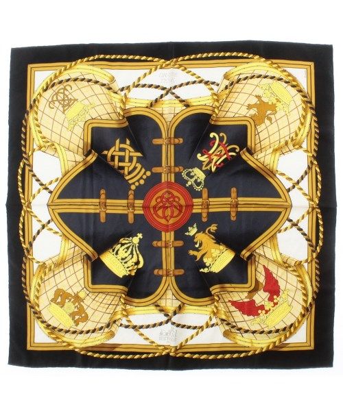 Hermes Bandana Scarf Black