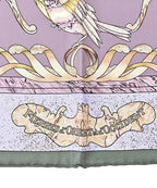 Hermes Bandana Scarf Purple — view 4