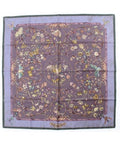 Hermes Bandana Scarf Purple