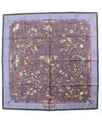 Hermes Bandana Scarf Purple