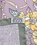Hermes Bandana Scarf Purple — view 6