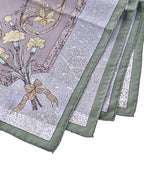 Hermes Bandana Scarf Purple — view 2