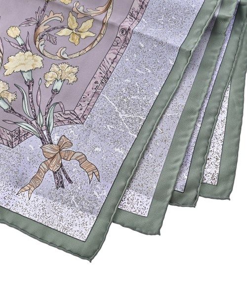 Hermes Bandana Scarf Purple — view 2