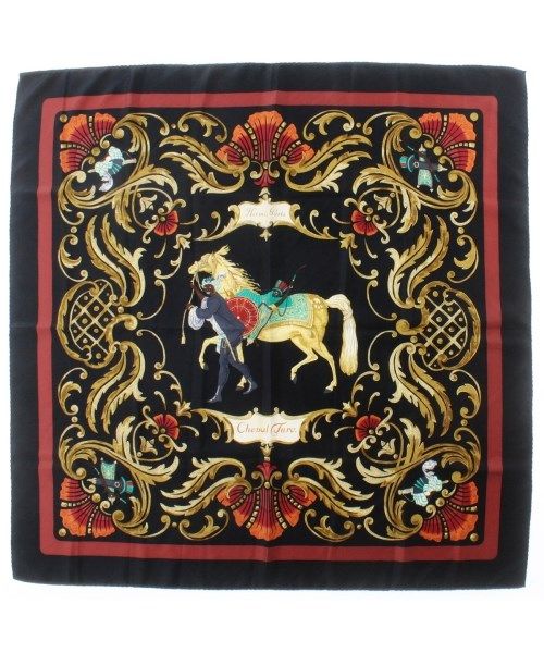 Hermes Bandana Scarf Black
