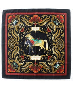Hermes Bandana Scarf Black