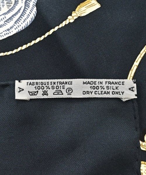 Hermes Bandana Scarf Black — view 8