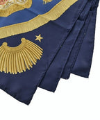 Hermes Bandana Scarf Navy — view 2