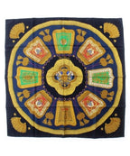Hermes Bandana Scarf Navy