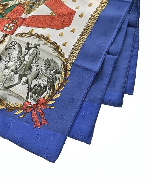 Hermes Bandana Scarf Blue — view 2