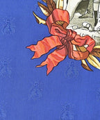 Hermes Bandana Scarf Blue — view 5