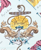 Hermes Bandana Scarf Blue — view 3