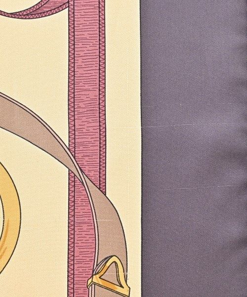 Hermes Bandana Scarf Purple — view 6