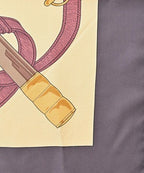 Hermes Bandana Scarf Purple — view 5