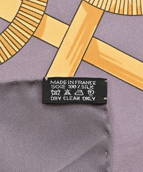 Hermes Bandana Scarf Purple — view 8