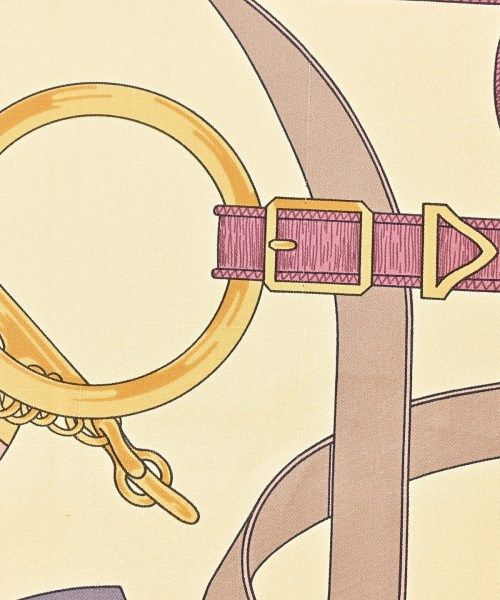 Hermes Bandana Scarf Purple — view 4