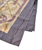 Hermes Bandana Scarf Purple — view 2