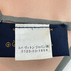 Louis Vuitton Monogram Scarf Silk Twill Pink — view 6