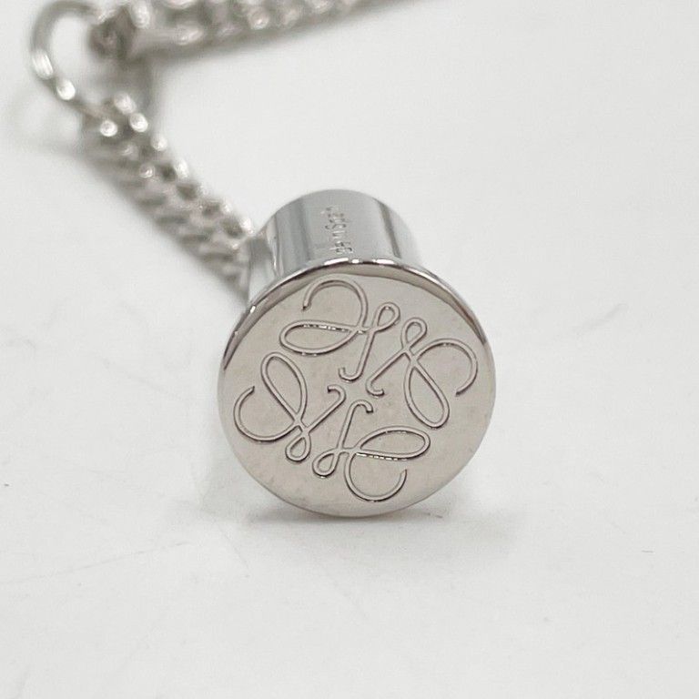 Loewe Necklace Personalization Silver Metal Anagram — view 3