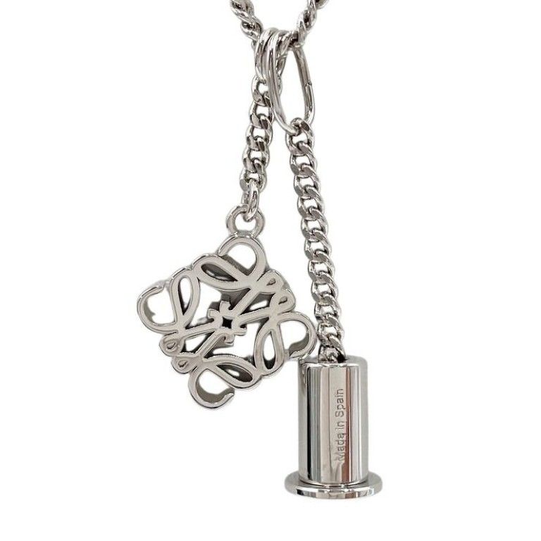 Loewe Necklace Personalization Silver Metal Anagram