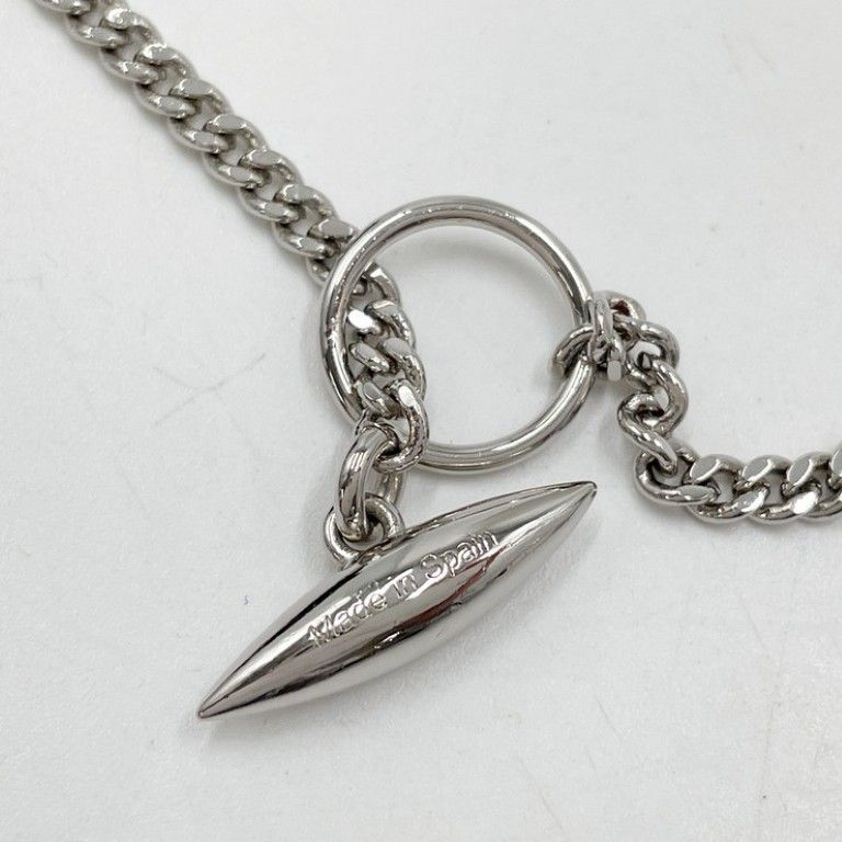 Loewe Necklace Personalization Silver Metal Anagram — view 4