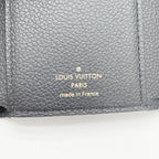 Louis Vuitton Trifold Wallet Portefeuille Victorine Noir Monogram Empreinte Gold — view 9