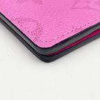 Louis Vuitton Card Case Organizer de Poche Pink Taigarama Business Holder — view 5