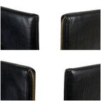 Loewe Linen Anagram Logo Wallet L-shaped Zip Black — view 6