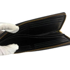Loewe Linen Anagram Logo Wallet L-shaped Zip Black — view 7