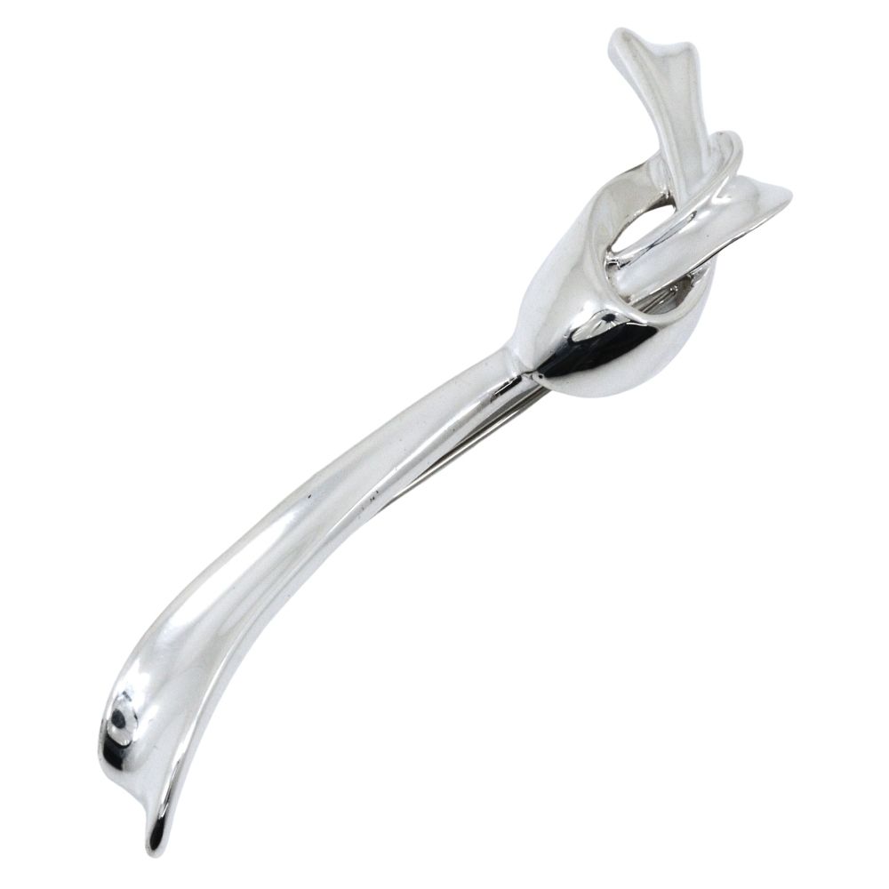 Tiffany & Co Ribbon Motif 925 Sterling Silver Brooch