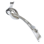 Tiffany & Co Ribbon Motif 925 Sterling Silver Brooch — view 2