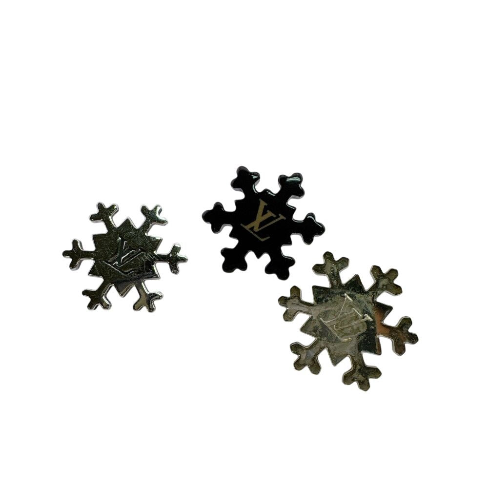 Louis Vuitton Push Pin 3 Piece Set Snowflake Kit Pins Etoile de Neige Brooch — view 4