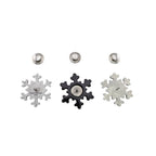 Louis Vuitton Push Pin 3 Piece Set Snowflake Kit Pins Etoile de Neige Brooch — view 6