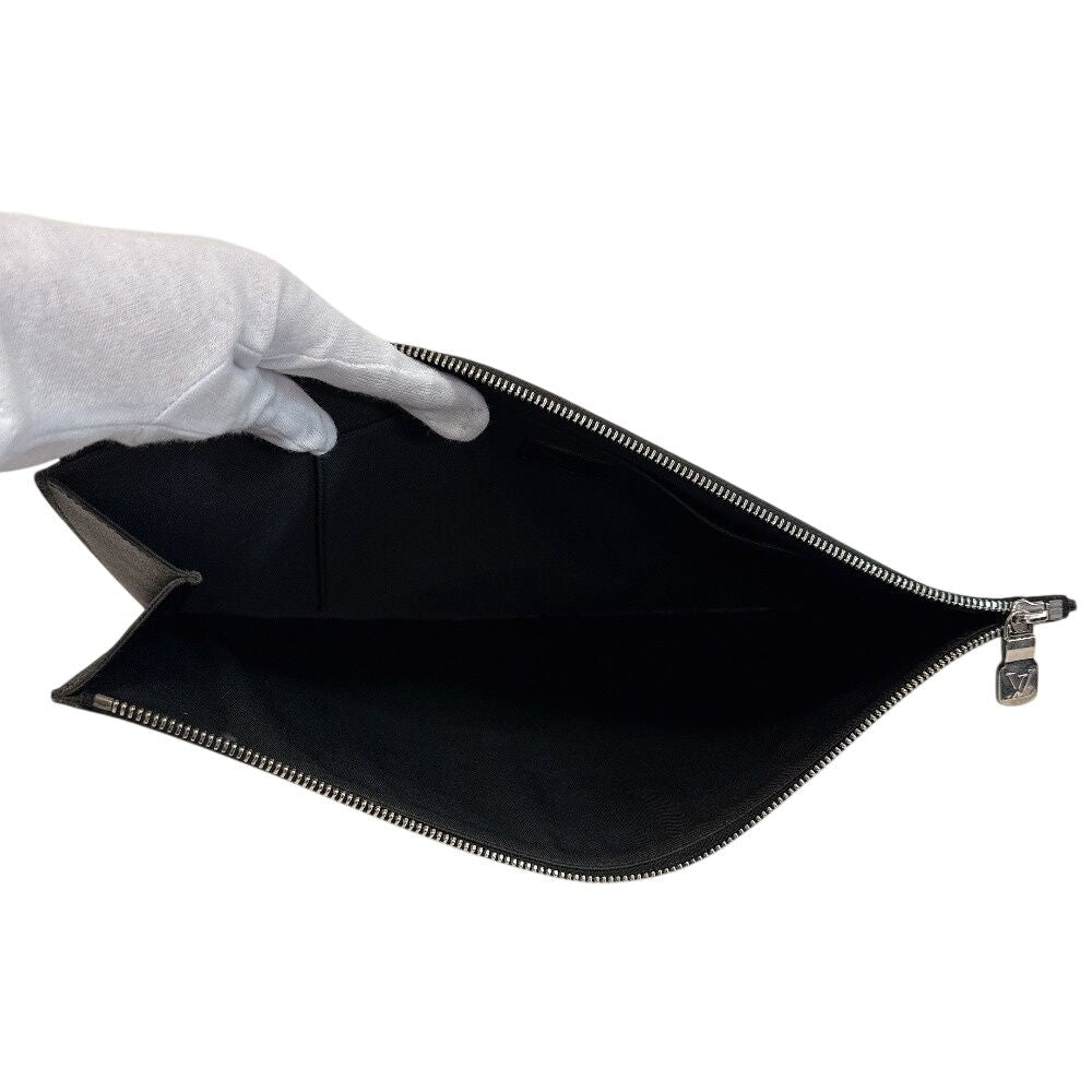 Louis Vuitton Second Christopher Nemes Pochette Jour GM Damier Graphite Clutch — view 6