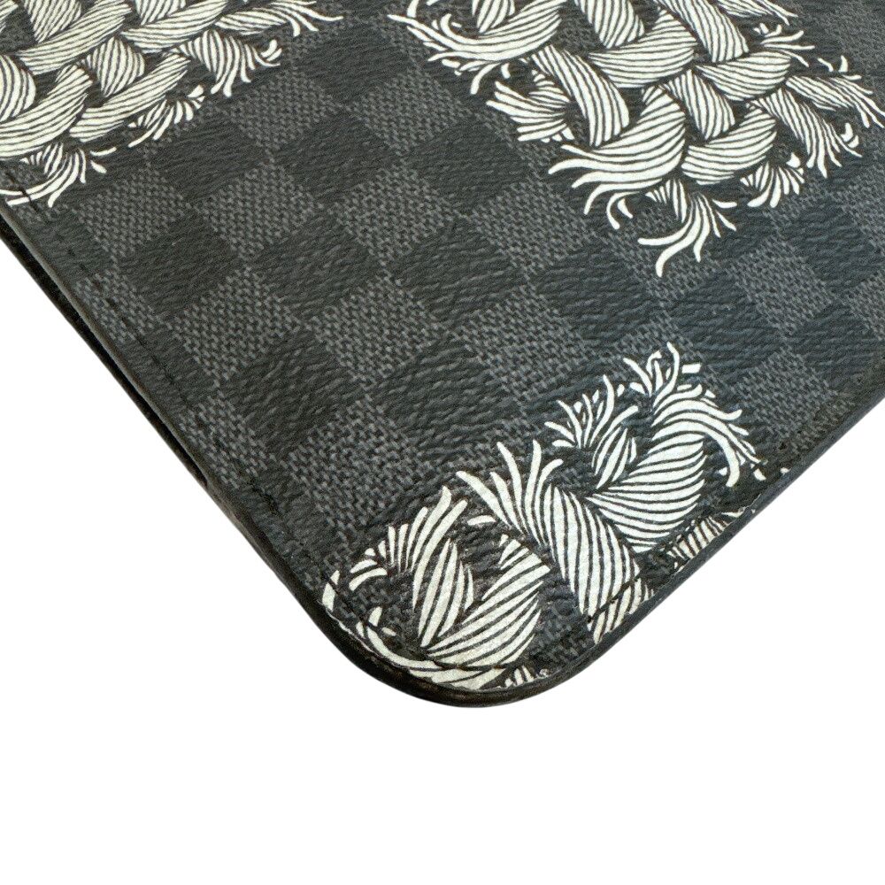 Louis Vuitton Second Christopher Nemes Pochette Jour GM Damier Graphite Clutch — view 4