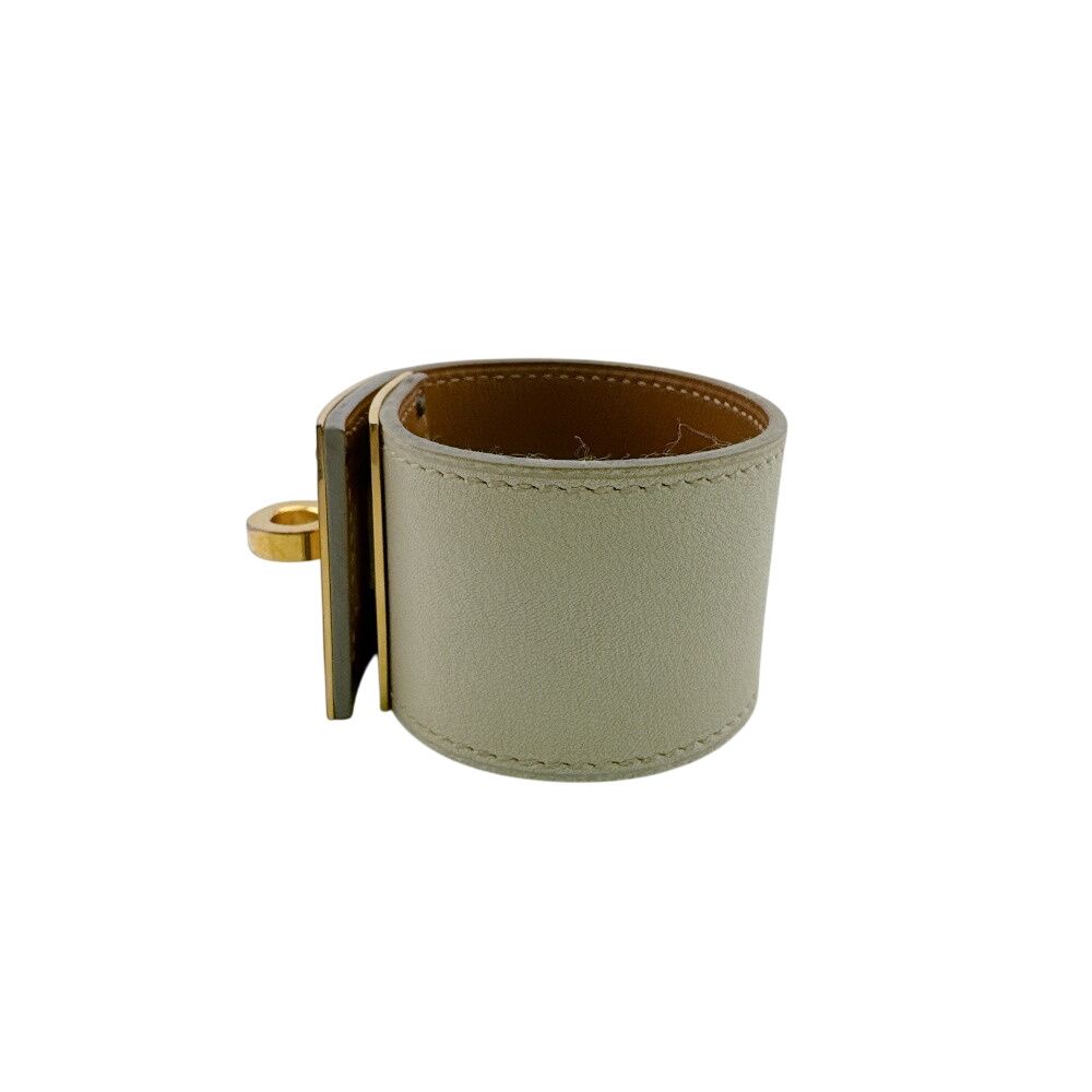 Hermes Bangle Studded Turnlock Wide Tall Bracelet — view 5