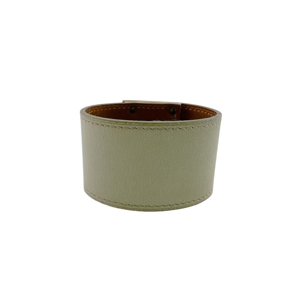 Hermes Bangle Studded Turnlock Wide Tall Bracelet — view 4